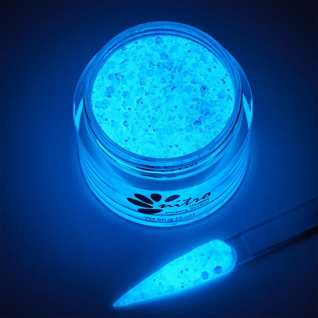 Neo Glo Glitter Glow in the Dark Collection - Powder #02 – Nitro Nails