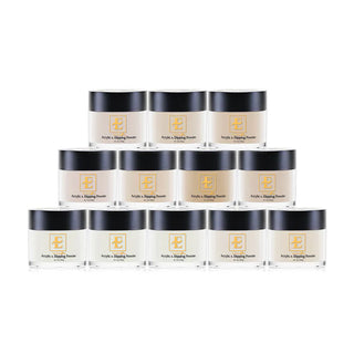 E Collection Acrylic & Dip Powders (72 Colors) - Premium Powder Collection