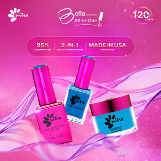 Bella Collection All-In-1 Gel, Lacquer, & Acrylic/Dipping Powder (120 Colors) *SPECIAL GIFT*