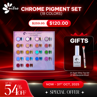 Chrome Pigment Collection (18 Colors) + FREE GIFTS