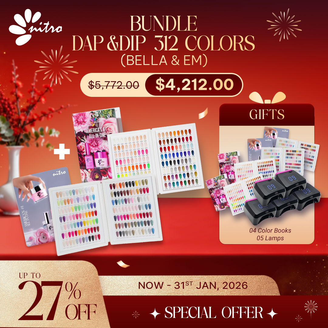 Bundle DAP&DIP 312 Colors - BELLA & EM Collections 3-in-1 + FREE GIFTS