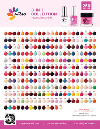 Nitro 3in1 520 colors - All Star Set (Including Nitro 256, Bella 144, Breeze, Vibe, Lá, Wish, Rainbow)