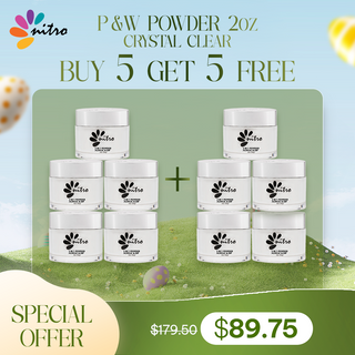 [BUY 5 GET 5 FREE] P&W Powder - Crystal Clear (2 oz)