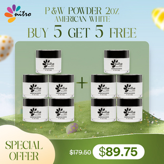 [BUY 5 GET 5 FREE] Nitro P&W Powder - American White (2 oz)
