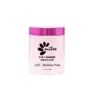 Naked Collection - Powder A18 - Medium Pink - 16 oz