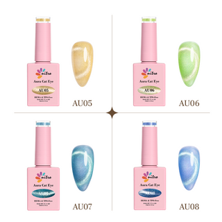 Bundle Aura Cat Eye Collection (12 colors) + Luxcore Curing Lamp