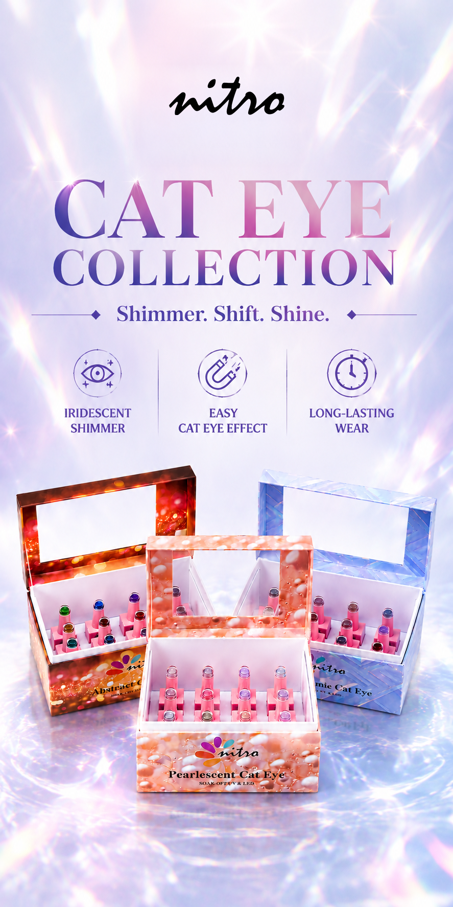 Bundle Cat Eye Collection (3 sets - 36 colors) mobile enhanced brand content image 1