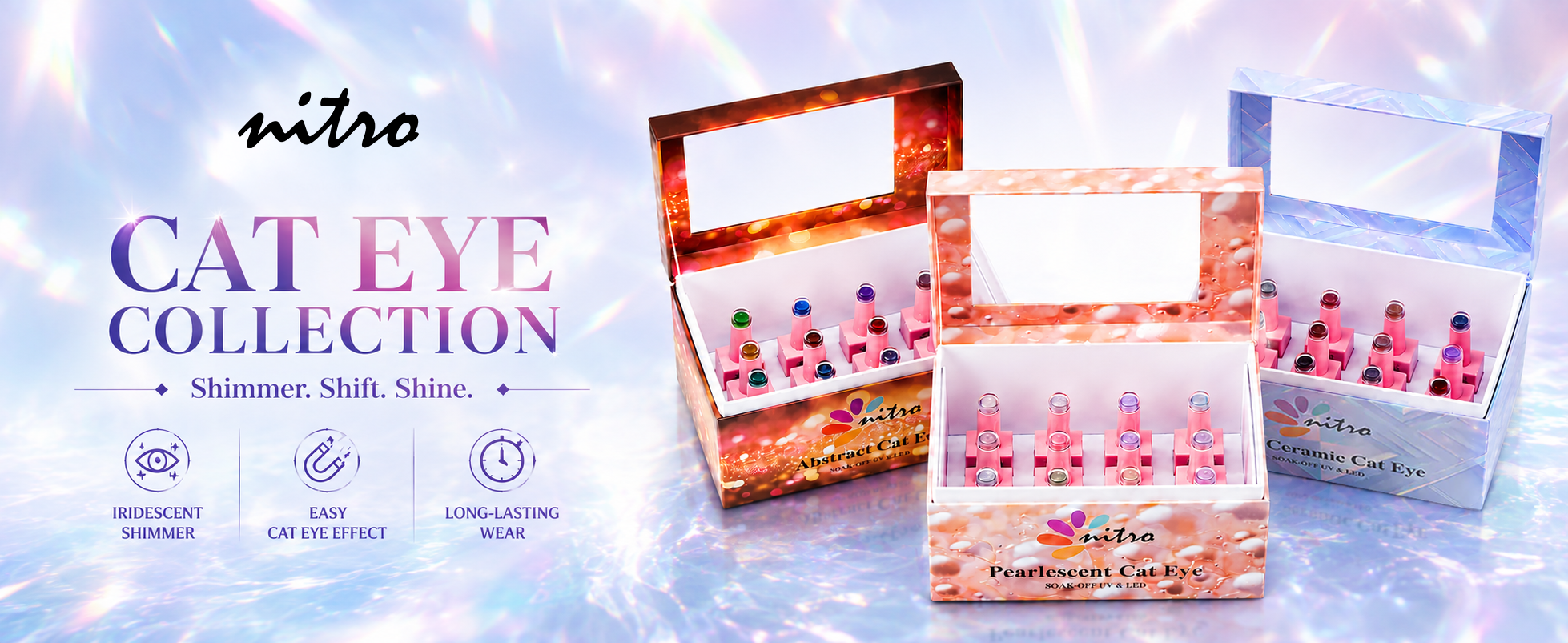 Bundle Cat Eye Collection (3 sets - 36 colors) enhanced brand content image 1