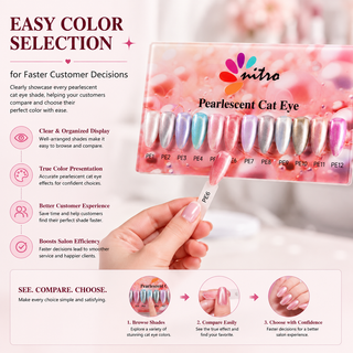 Pearlescent Cat Eye Color Chart