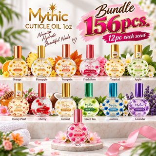 Mythic Cuticle Oil 1oz Bundle Package 13 scents x 12 = 156 pcs