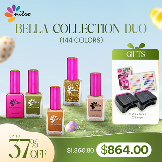 Bella Gel/Lacquer Collection (144 colors) + FREE GIFTS