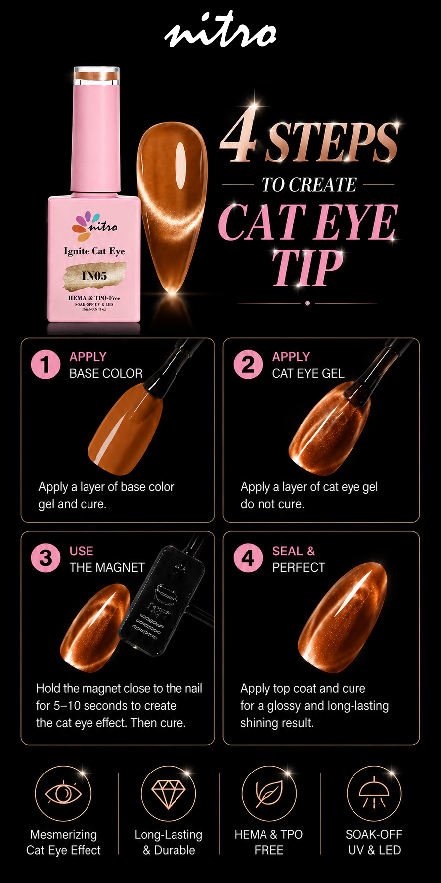 Ignite Collection Cat Eye Gel Polish Set – 12 Colors mobile enhanced brand content image 3