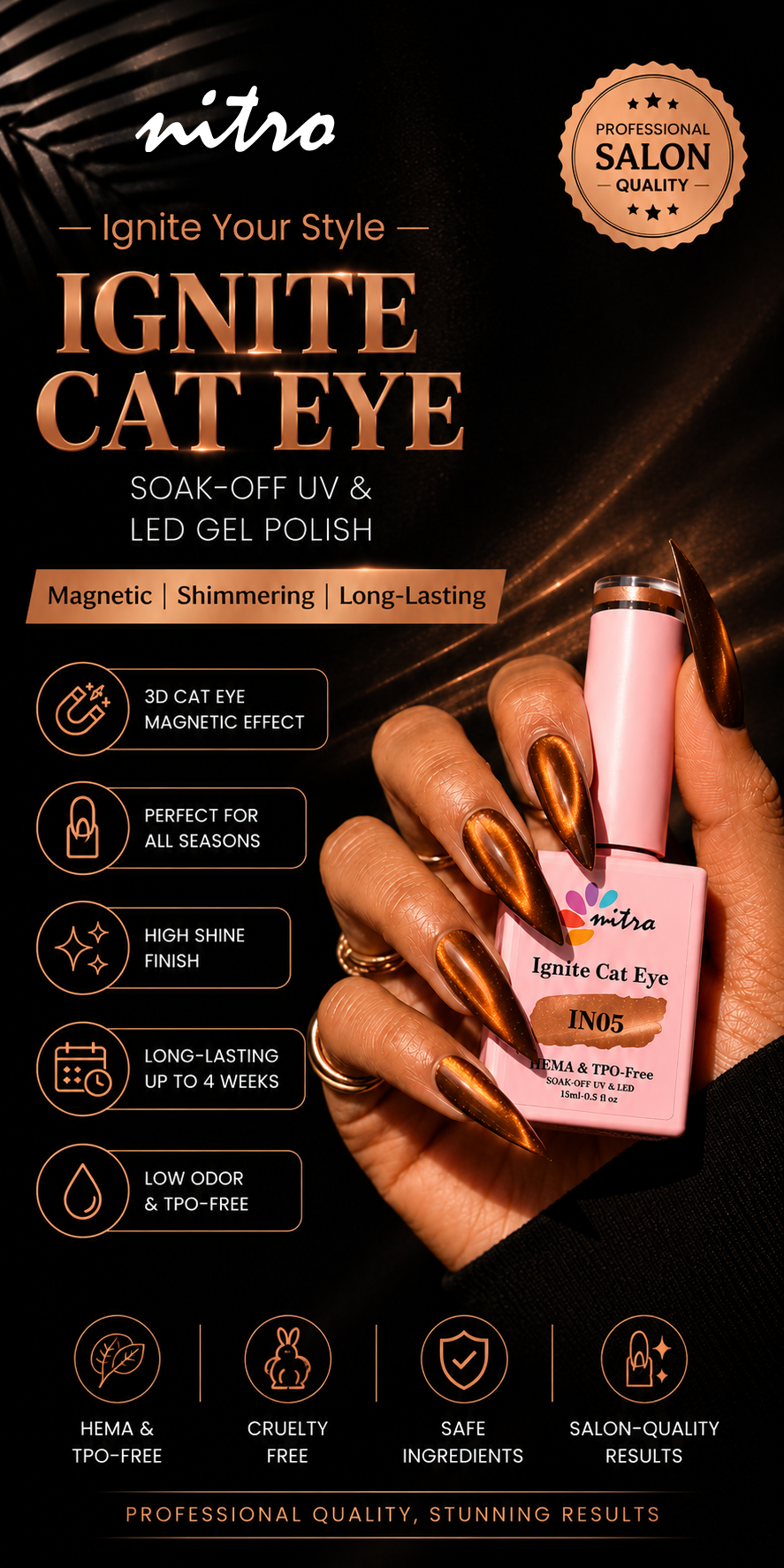 Ignite Collection Cat Eye Gel Polish Set – 12 Colors mobile enhanced brand content image 2