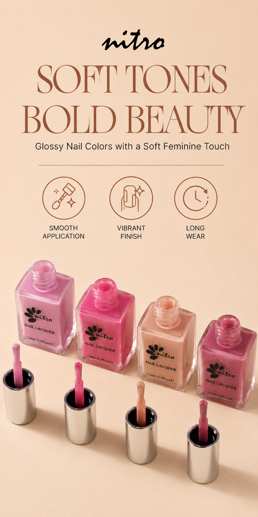 EM Collection 3-in-1 Matching Powder, Gel & Lacquer System mobile enhanced brand content image 3