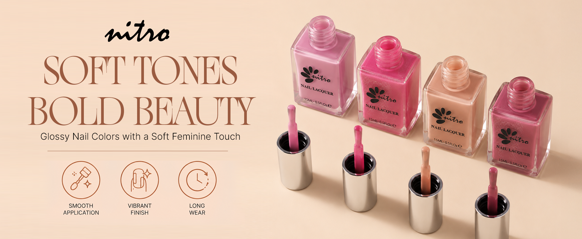 EM Collection 3-in-1 Matching Powder, Gel & Lacquer System enhanced brand content image 3