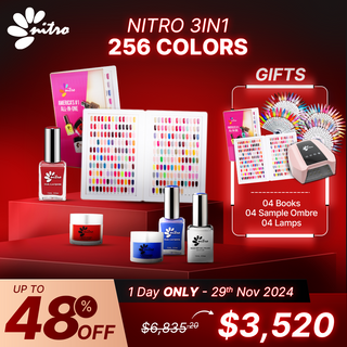 Nitro 3-IN-1 POWDER, GEL, & LACQUER (256 COLORS)