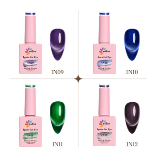 Ignite Collection Cat Eye Gel Polish Set – 12 Colors