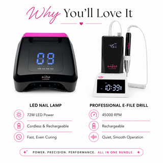 LuxCore Pro Rechargeable Lamp & Drill Bundle