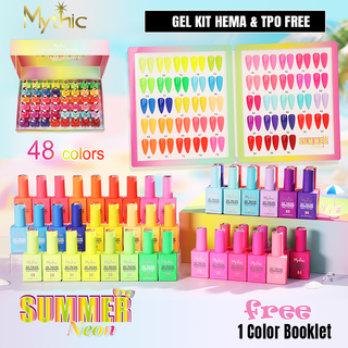 Mythic Summer Gel Collection Set – 48 colors + 1 Booklet