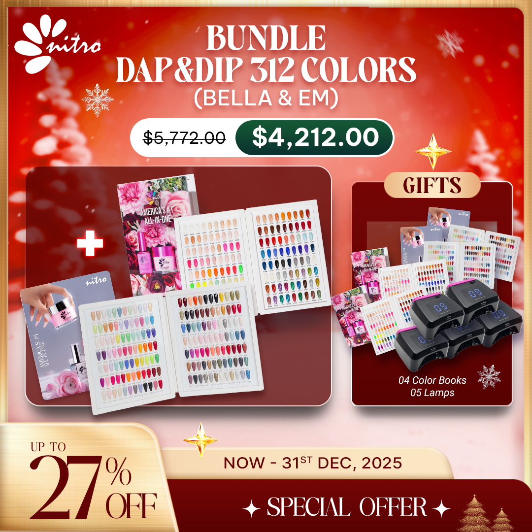 Bundle DAP&DIP 312 Colors - BELLA & EM Collections 3-in-1 + FREE GIFTS
