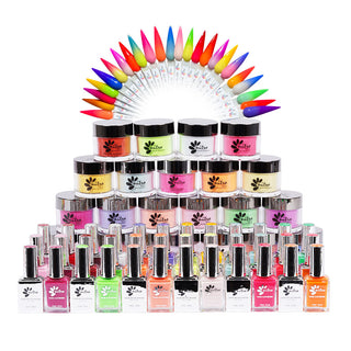 Summer Ombre Collection 3-in-1 Powder, Gel, & Lacquer (24 Colors) *Free Gift*