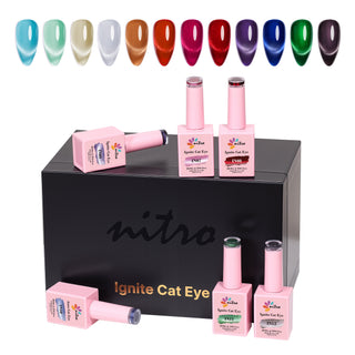 Ignite Collection Cat Eye Gel Polish Set – 12 Colors