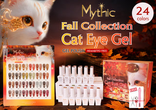 Mythic Fall Collection Cat Eye Gel Polish Set – 24 Colors