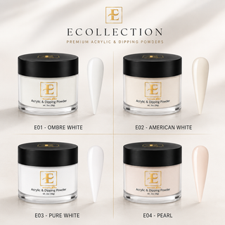 Nude E Collection Premium Acrylic Powder (12 Colors)