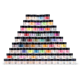 E Collection Acrylic & Dip Powders (72 Colors) - Premium Powder Collection