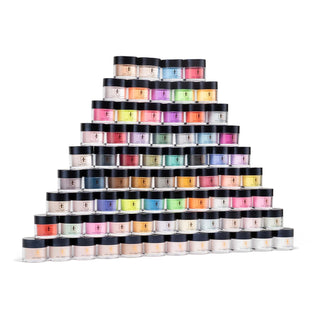 E Collection Acrylic & Dip Powders (72 Colors) - Premium Powder Collection