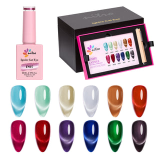 Ignite Collection Cat Eye Gel Polish Set – 12 Colors
