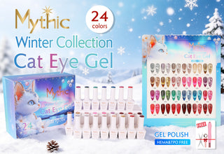 Mythic Winter Collection Cat Eye Gel Polish Set – 24 Colors
