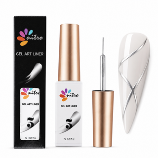 Gel Art Liner Silver Metallic - 8 ml