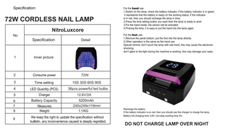 Nitro Luxcore UV Lamp