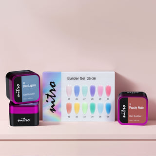 Nitro Builder Gel in Jar Hard Gel Set