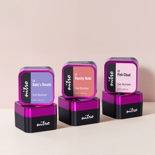 Nitro Builder Gel in Jar Hard Gel Set