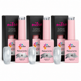 Nitro Platinum Cat Eye Gel 3pcs Set