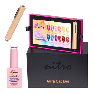 Aura Collection Cat Eye Gel Polish Set – 12 Colors