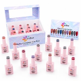 Nitro Ruby Ceramic Cat Eye Gel Collection (12 Colors)