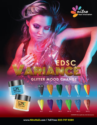 EDSC Variance Glitter Moodchange Collection - Powder (12 Colors)