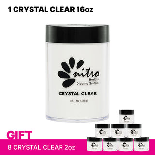 Crystal Clear Powder 16oz (Free 8 Crystal Clear 2oz)